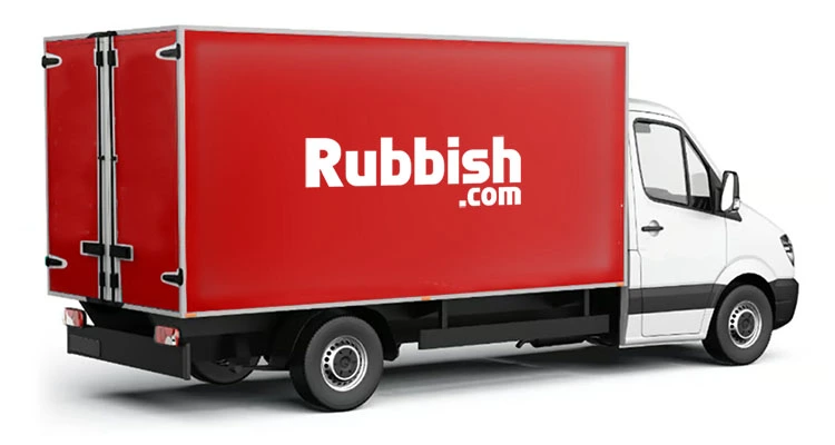 Rubbish removal van